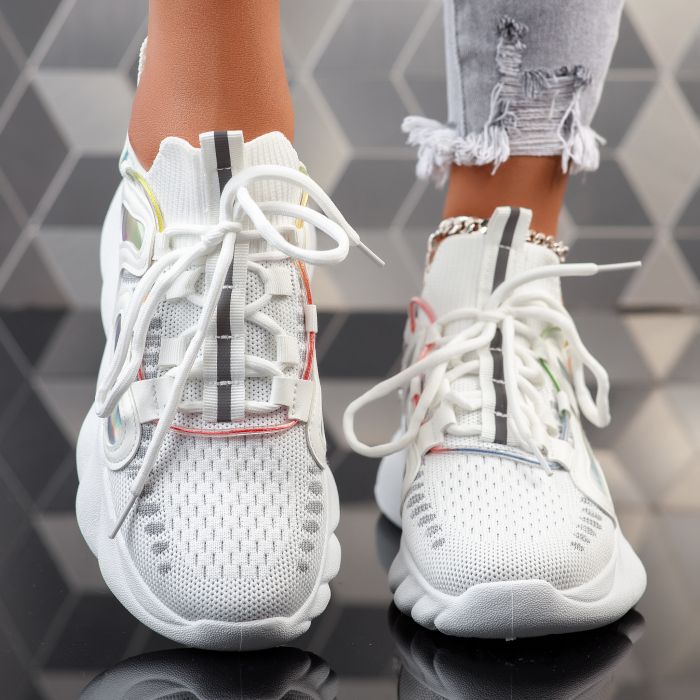 Дамски спортни обувки Silva Бяло #12080