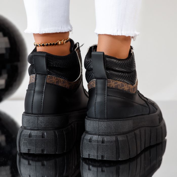 Дамски спортни обувки Dom черен #12075