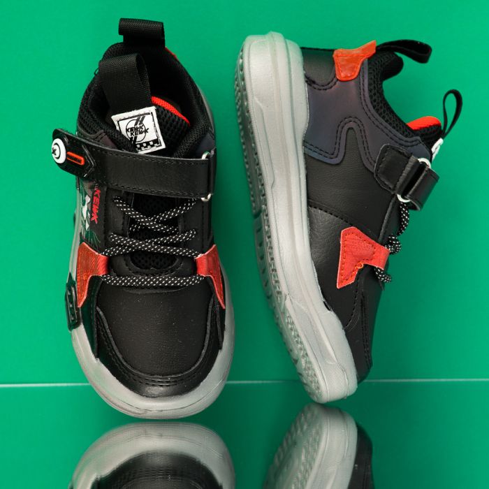 Спортни обувки за деца Lia черен/Червен #12324