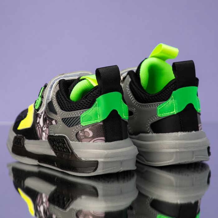 Спортни обувки за деца Lia черен/Сив #12326