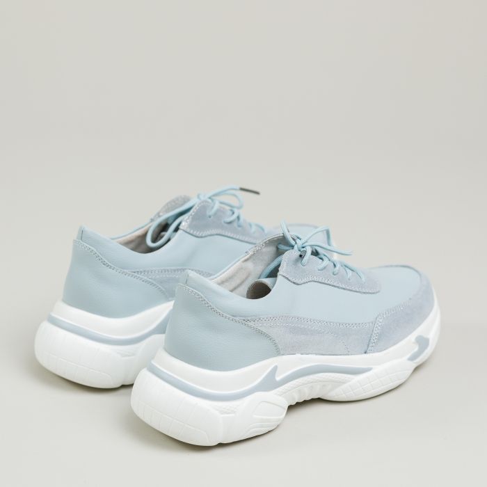 Természetes bőr cipő Kék Iris #12516