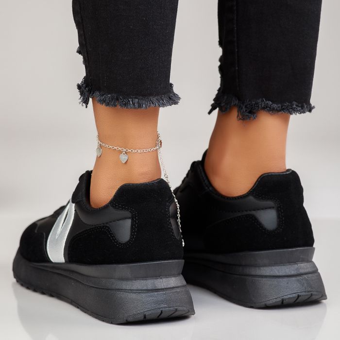 Дамски спортни обувки Selena Сребро #12507