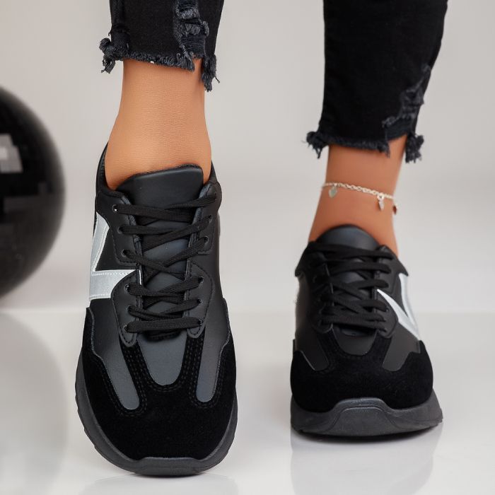 Дамски спортни обувки Selena Сребро #12507